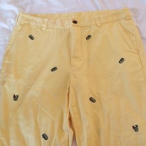 Brooks Brothers Pinapple Pants 35W 30L